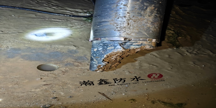 西安第五再生水厂堵漏：地基沉降，不是堵漏水点就能完的事(图1)